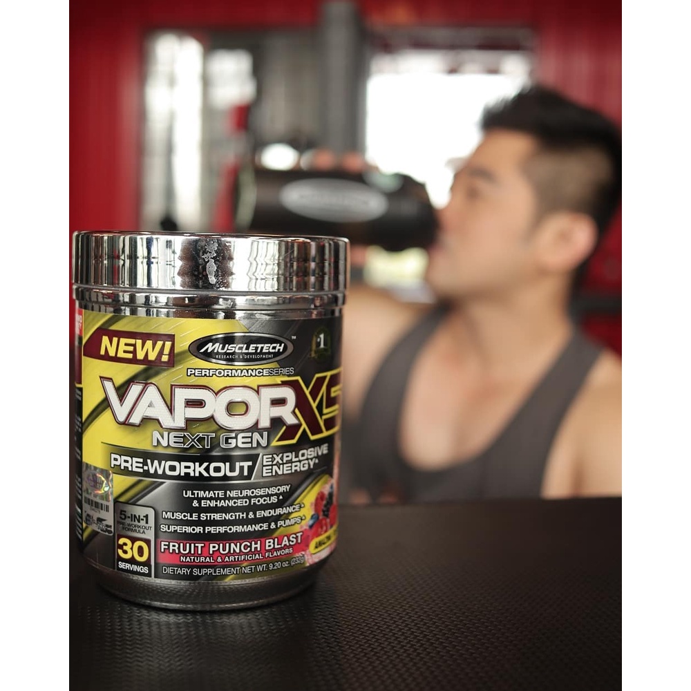 Muscletech VAPOR X5 Next Gen 30 Serving / PreWorkout / Penambah Tenaga / Power