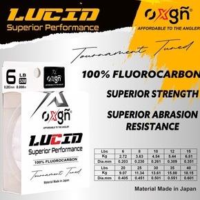 Kualitas Terbaik Senar Leader Oxgn Lucid 50M Fluorocarbon 100% Termurah (jf00mj)