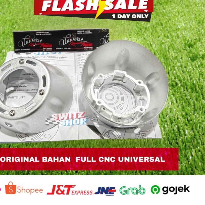 ♀ END MUFFLER END CUP MONCONG KNALPOT VARIO  BEAT SCOOPY MIO PCX PNP DR SOUND ZRC TZM ORIGINAL ➹