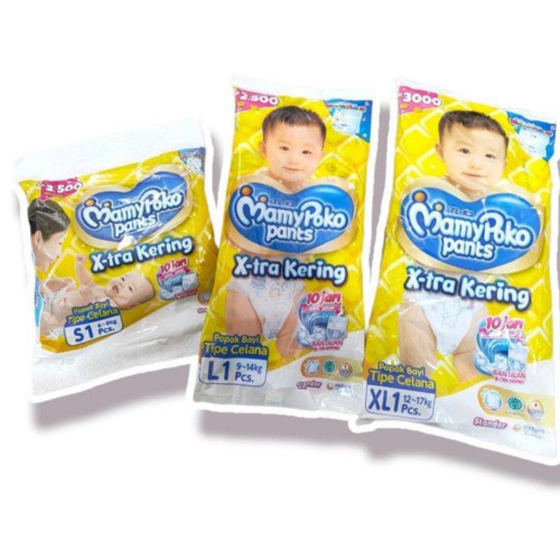 Pampers Mamy Poko Pants (Popok Bayi Celana) SACHET - S/ L/ XL/XXL