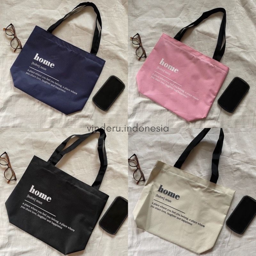 (VINDERU) TOTEBAG CANVAS ZOELLA