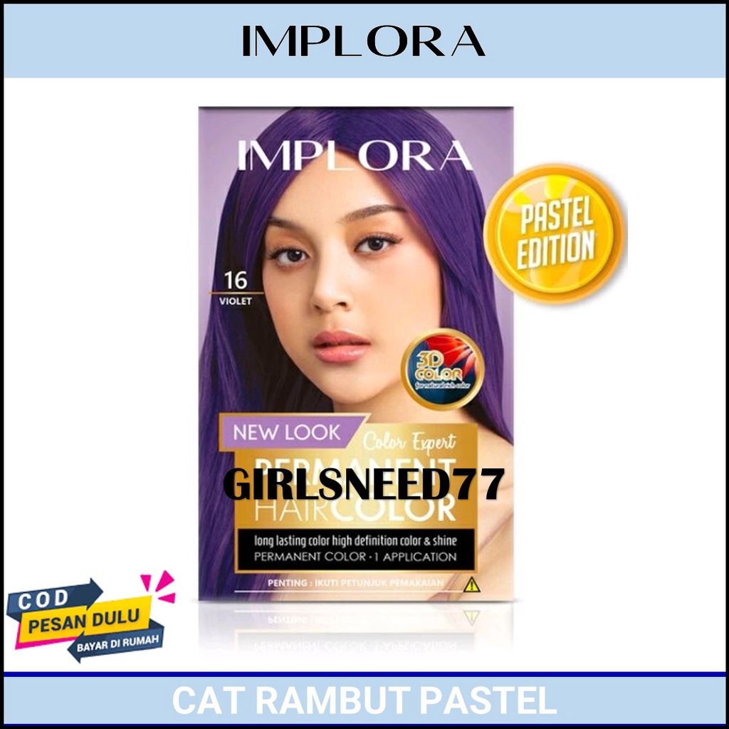 Implora New Permanent Hair Color - Pastel Edition