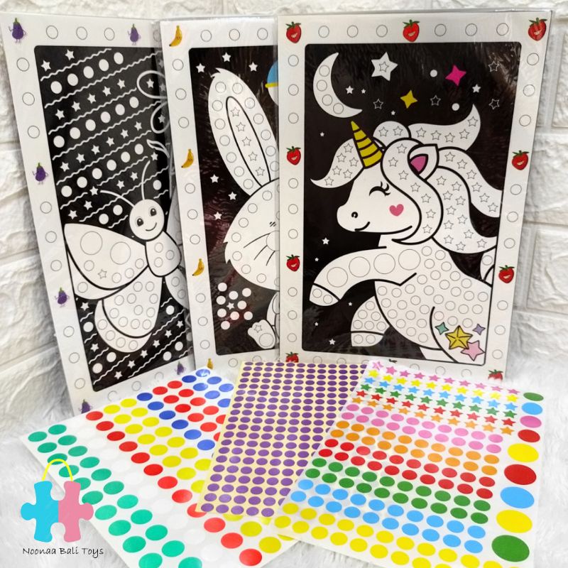 

Sticker Dot Aktivitas Menempel Sticker Anak