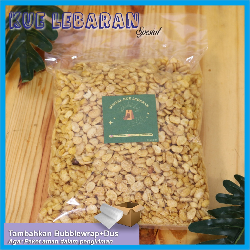 

Kacang Koro Rasa Original Kemasan 1kg - Spesial Kue Lebaran