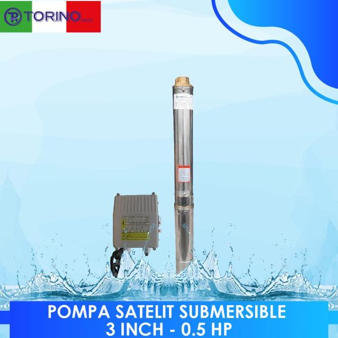 Pompa Satelit Sumersible 3 Inch - 0.5Hp Torino Boston