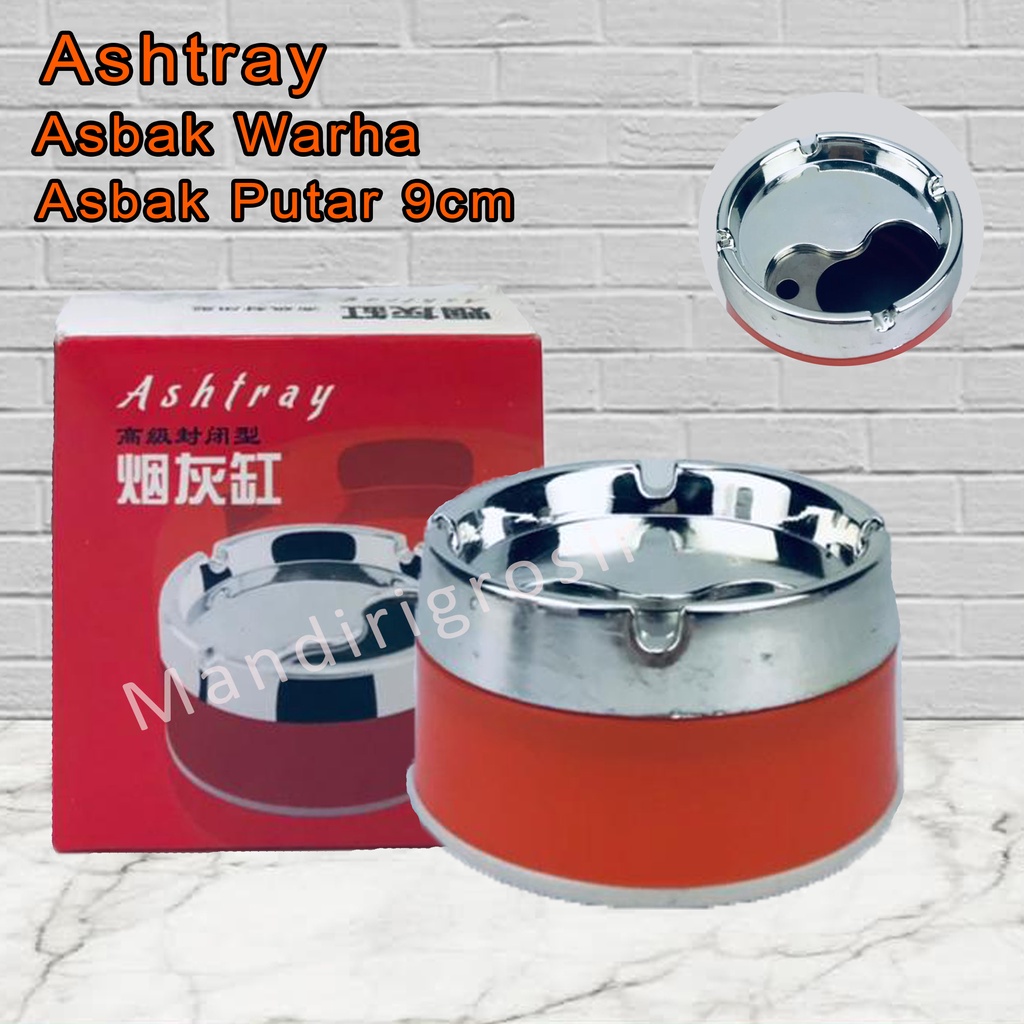 Asbak Warha* Ashtray* Asbak Putar* 9cm