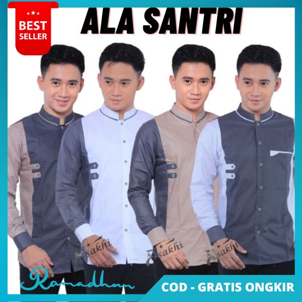 Baju Muslim Pria Terbaru Klambi Busanammuslim Kemejamuslim Laki Distro Turki Import Atasan Mewah Mot