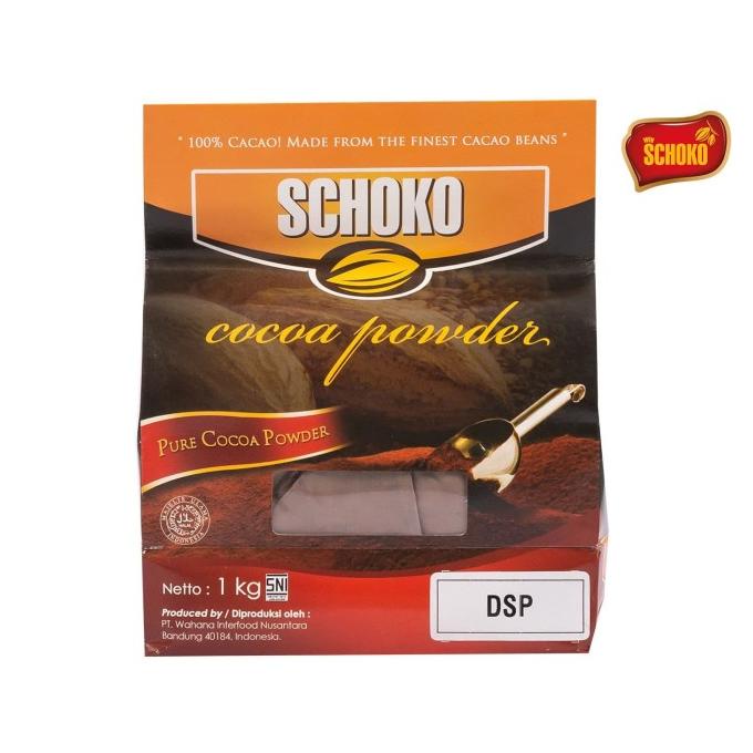 

SCHOKO DSP Cocoa Powder - 1 Kg / Coklat Bubuk High Fat 19/21