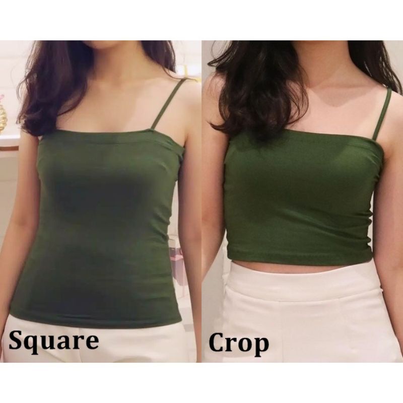 TANGTOP MEGAN SQUARE PANJANG/MODEL CROP❤