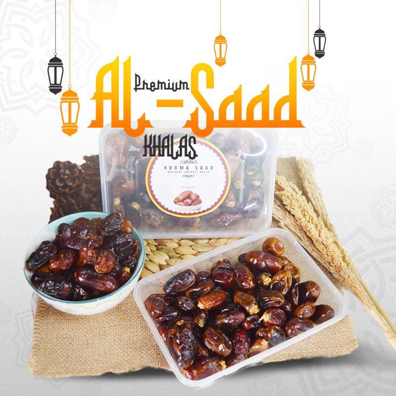 

kurma saad / kurma premium murah kemasan thinwall 500ml