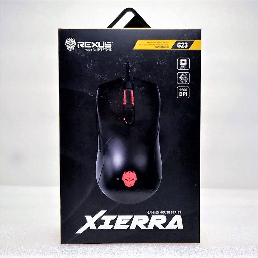 Rexus Gaming Mouse Xierra G23 / Mouse Gaming Xierra G-23
