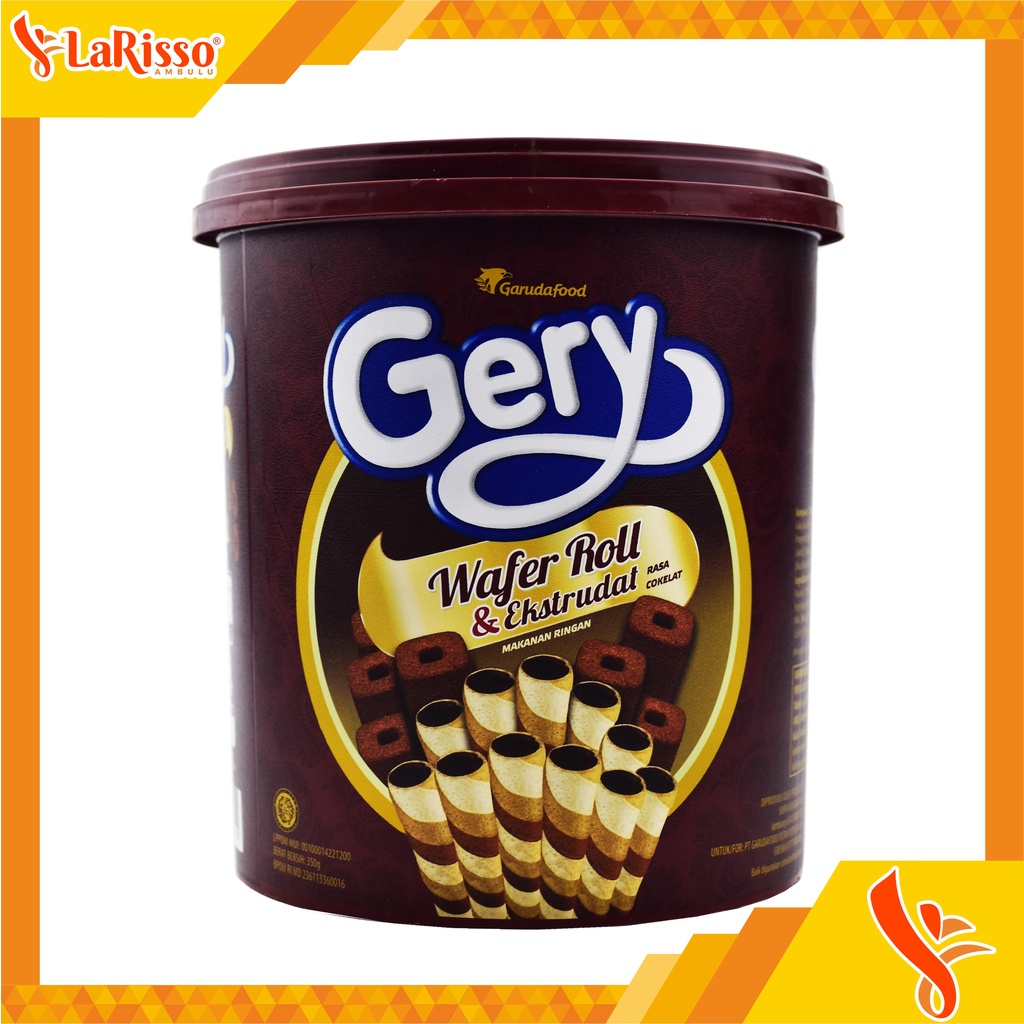 

GERY WAFER STICK & STICK COKLAT 350GR(TWINPACK 2'S)