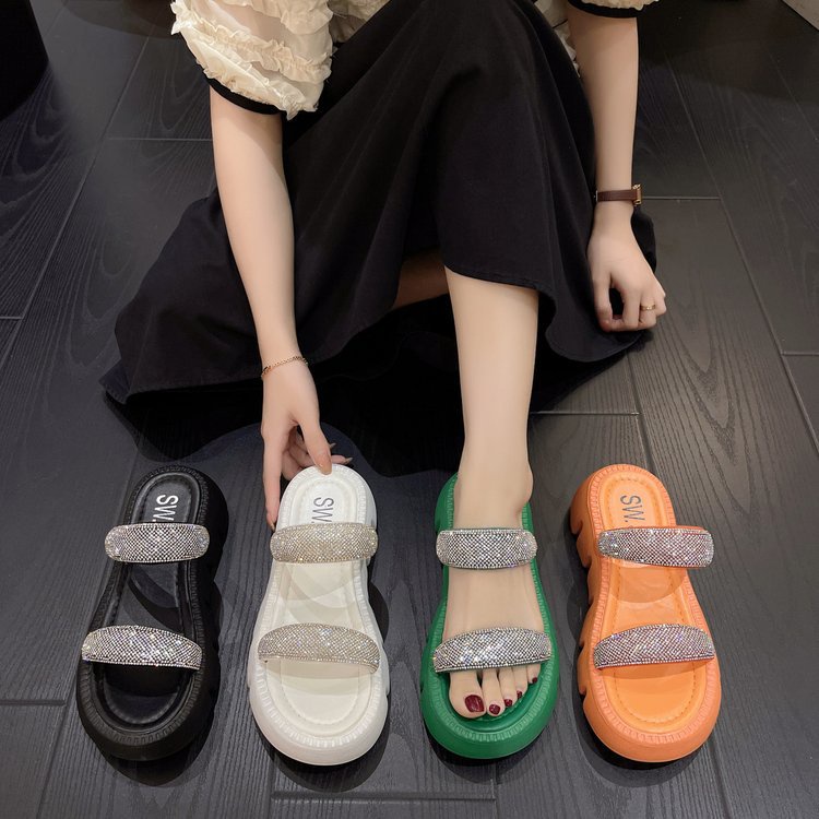 [DF FOOTWEAR] DF 642 Sandal Wedges Wanita Import Premium Quality Korea Style