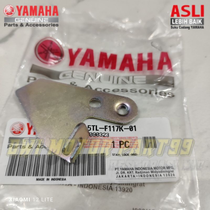 STAY LOCK BREKET  TALI KABEL JOK BELAKANG MIO SPORTY SMILE 5TL ORIGINAL YAMAHA