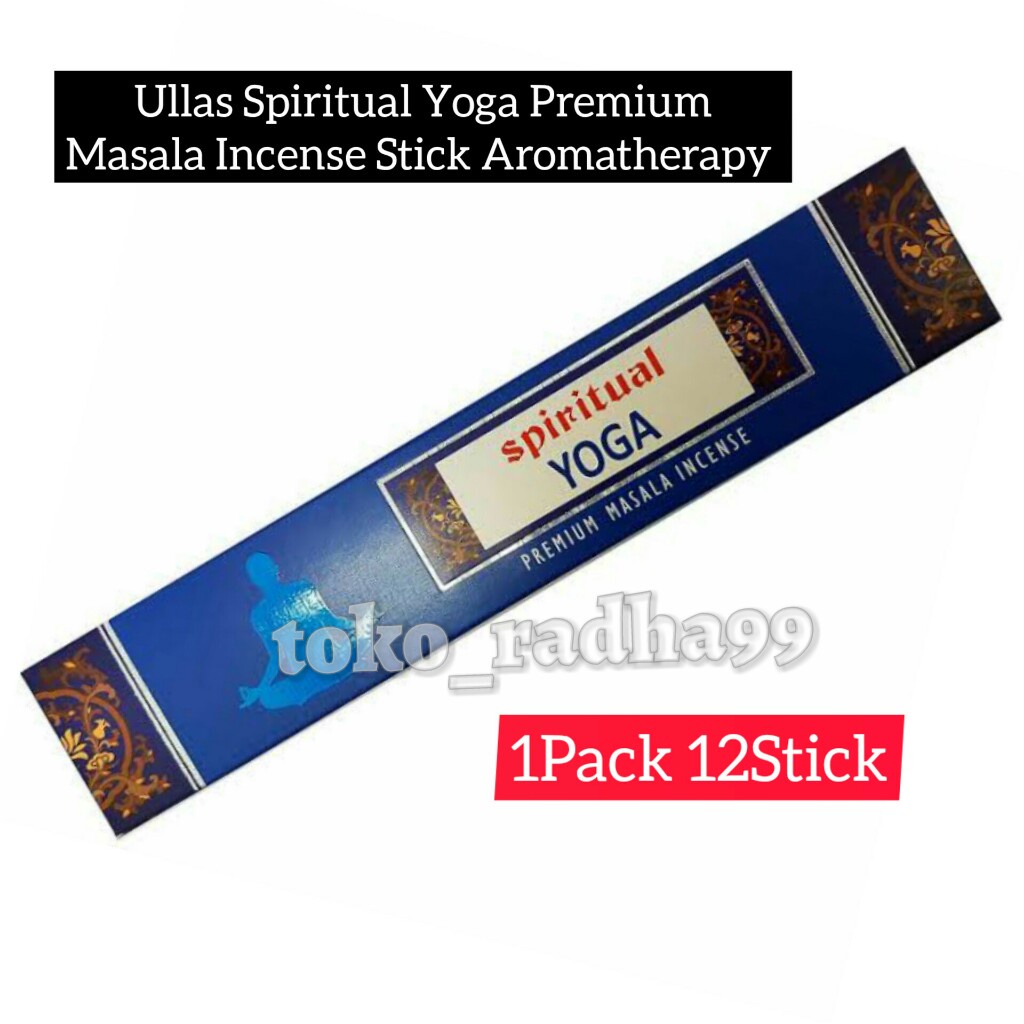 Dupa/Hio Ullas Spiritual Yoga Premium Masala incense Stick Aromatherapy 1Pack 12Stick