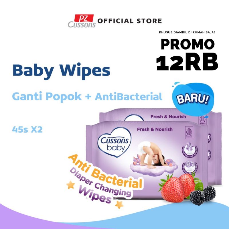 Tisu Basah Bayi / Cussons Baby Wipes