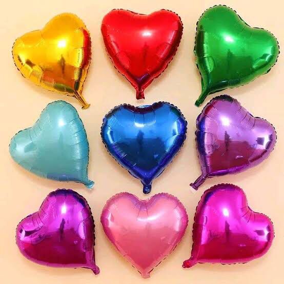 Balon Hati Foil 40cm/love Foil/balon foil