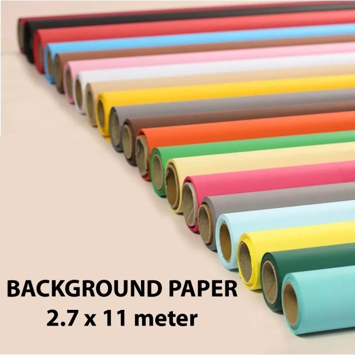 Terlaris Background Paper 2.7 X 11M / Paper Background 2,7 X 11 Meter