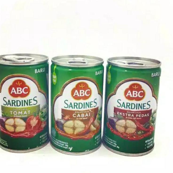 

5.5 COD ABC Sardines sarden abc tomat/extra pedas/pedas