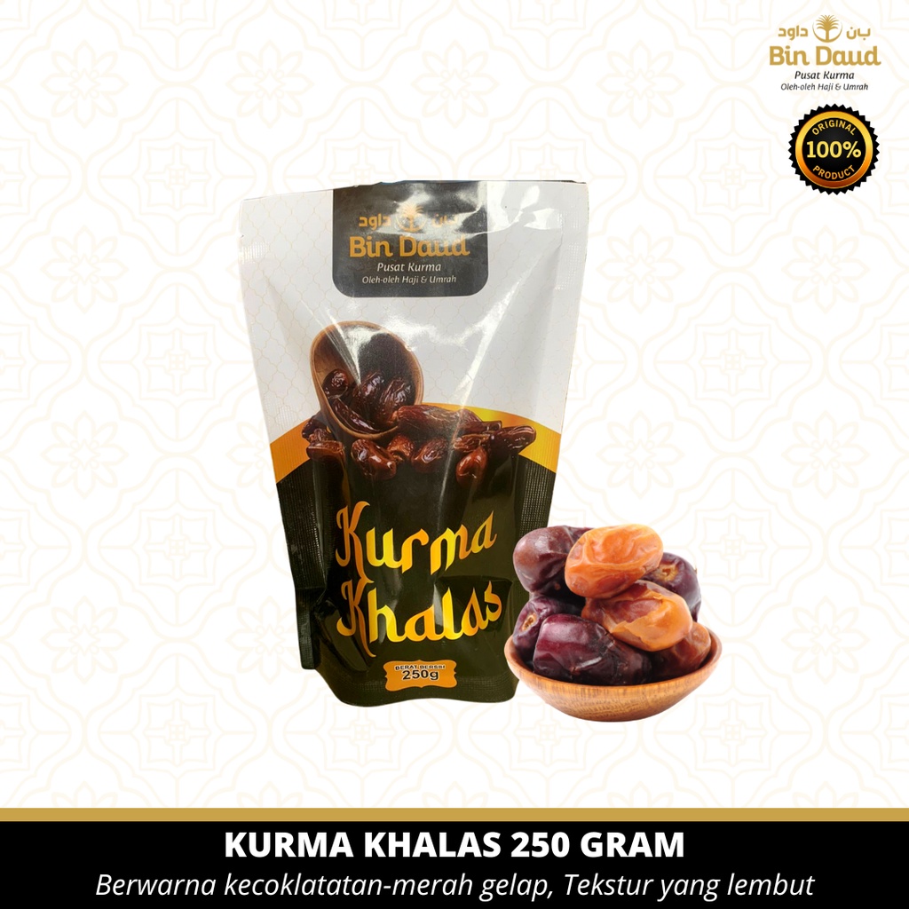 

Kurma Khalas Safira 250gr Kurma Al Saad Repack by Bin Daud