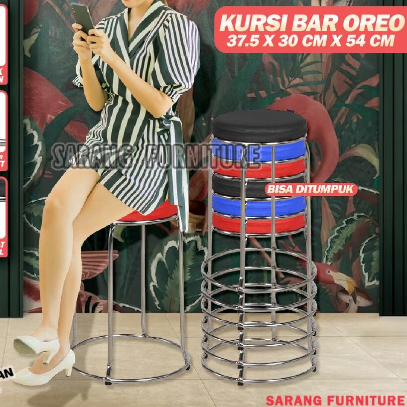 ◊ Kursi Baso Oreo Besi Aveda Murah Kaki Besi terbaru Kursi Bar Kursi Bar Oreo Kursi Oreo Kingdom ◘