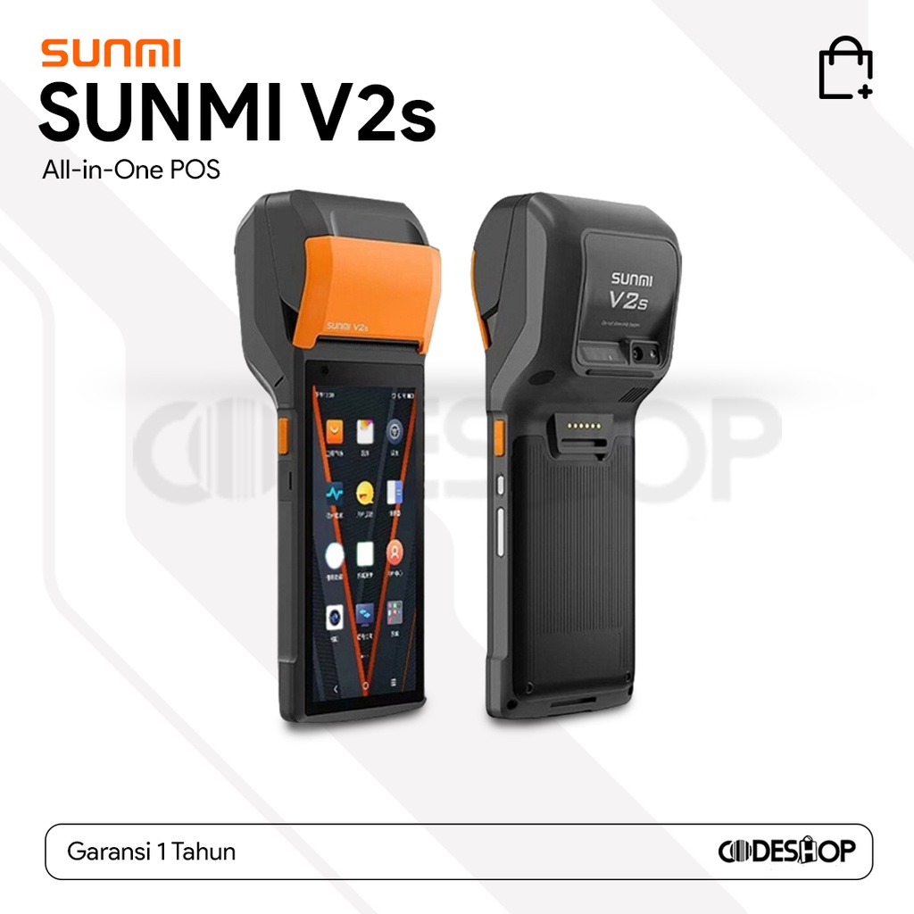 Sunmi V2s Standard Mesin Kasir All in One POS Android Mobile