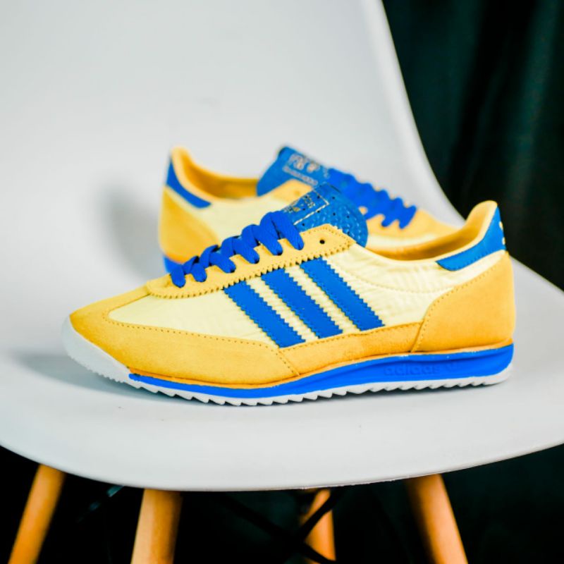 Sepatu pria adidas sl72 yellow blue