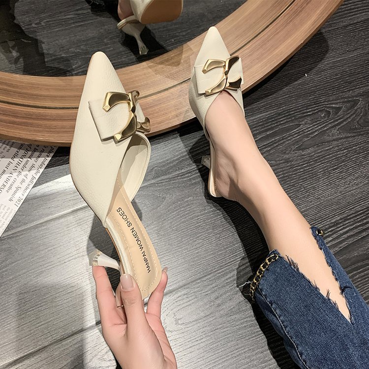 RYS - Vivid Willow Sepatu Slip On Hak Heels Tinggi Wanita Fashion Pesta / Jalan Jalan - Ori Import