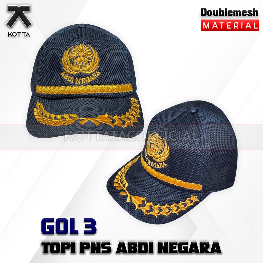 TOPI ABDI NEGARA GOL I/II/III/IV- TOPI JALA ASN/PNS - TOPI PNS KREM/NAVY - TOPI KORPRI GOLONGAN 1 - TOPI KORPRI GOLONGAN 2 - TOPI KORPRI GOLONGAN 3 - TOPI KORPRI GOLONGAN 4 - TOPI PEGAWAI NEGERI - TOPI GURU - TOPI PEMDA ASN - TOPI PERANGKAT DESA