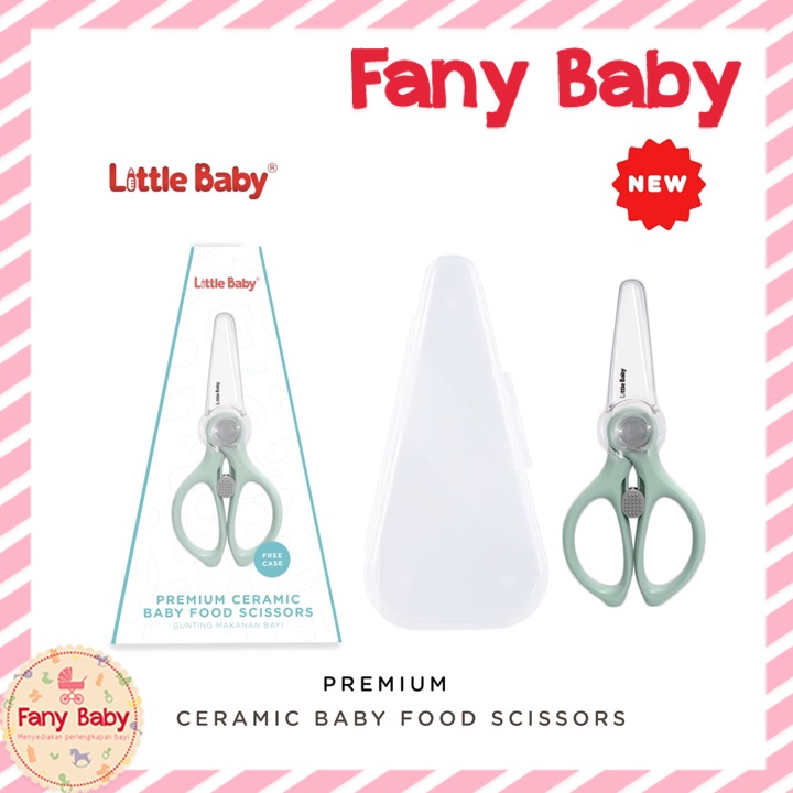 LITTLE BABY PREMIUM CERAMIC BABY FOOD SCISSORS