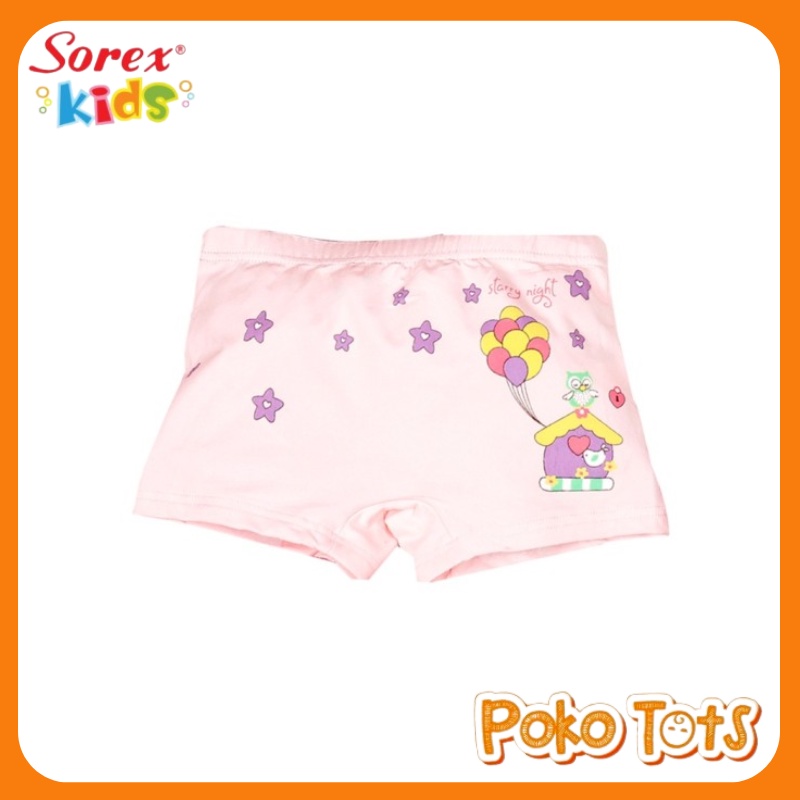 Sorex Kids CD Anak Perempuan Super Soft SK MA503 Celana Dalam Boxer Anak Cewe CD Anak Sorex