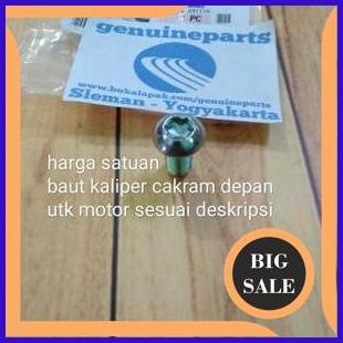 HARGA SATUAN BAUT DUDUKAN KALIPER CAKRAM DEPAN YAMAHA VIXION OLD LAMA. NEW VIXION NVA NVL. ORI ORIGI