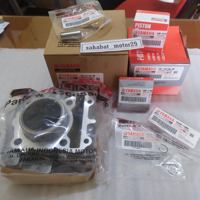 Blok Seher Blok Cylinder Piston Jupiter Z1 Vega Force Fi Yamaha Ori Kode 075