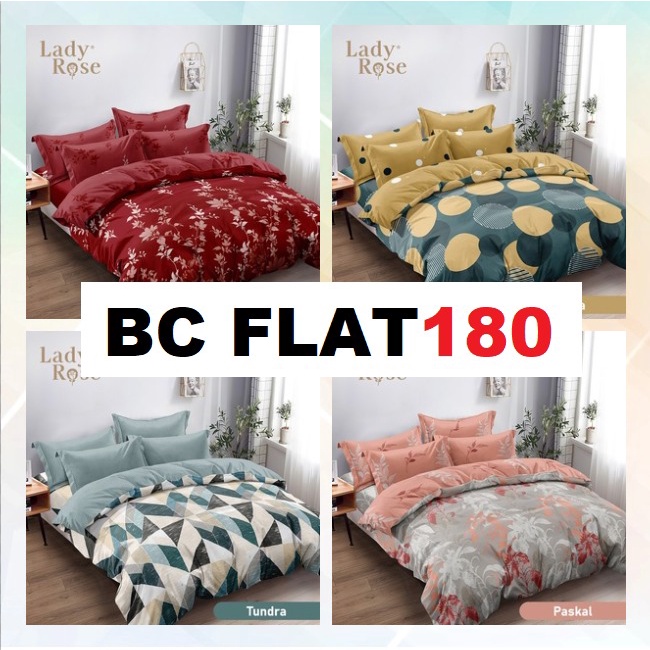 ☘️ BEDCOVER Lady Rose 180X200 FLAT TERBARU ☘️