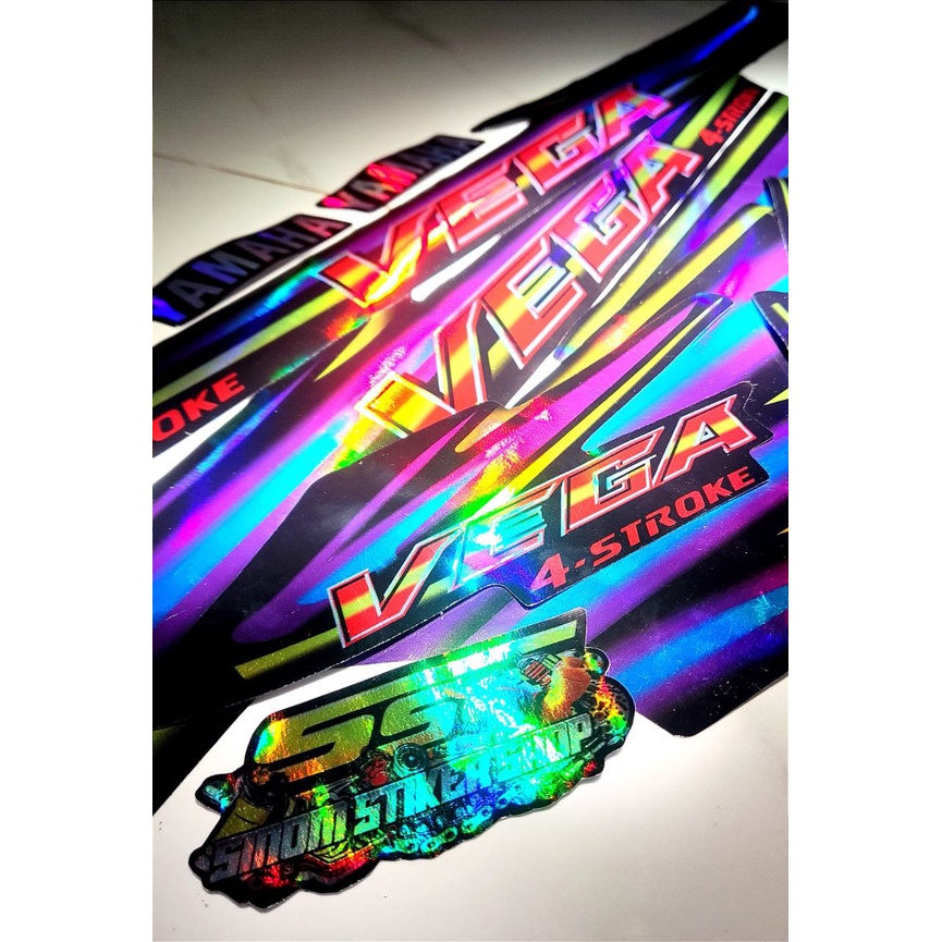 Stiker Striping Standar Hologram Yamaha Vega Tahun 2000/Vega Lama