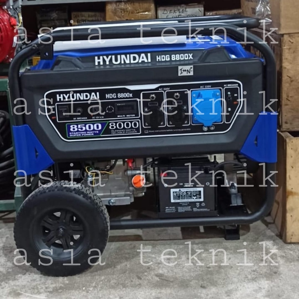 Genset 10 kva Hyundai Original HDG8800 X