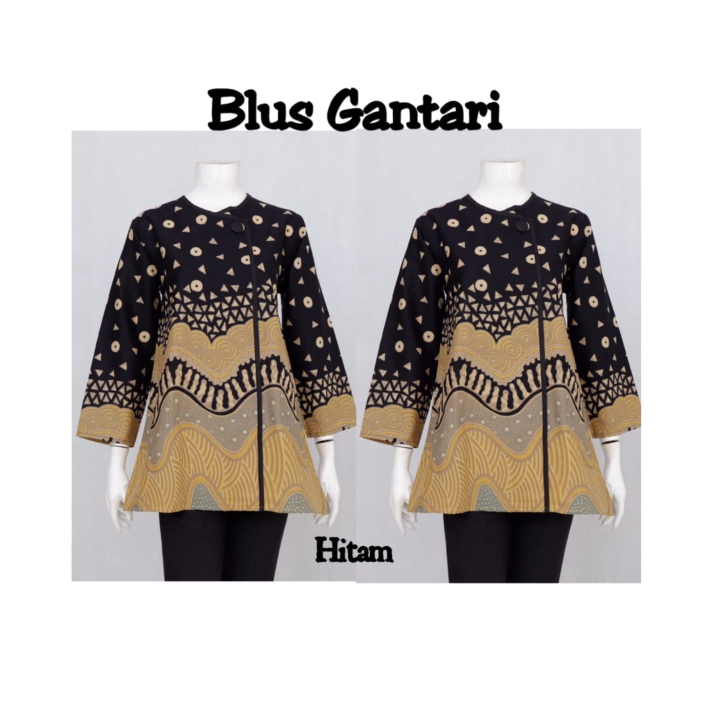 Blus Batik Gantari | Atasan Baju Kerja Wanita