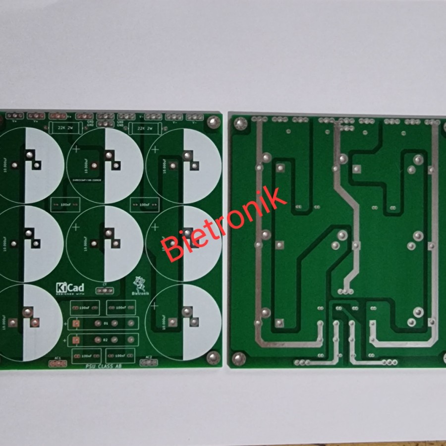 PCB PSU 8 ELCO CLASS AB Dauble Layer