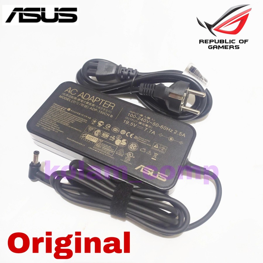 Adaptor Charger Casan Laptop Asus ROG GL503 GL503V GL503GE GL703VD G53Sx G71G 7.7A 150W Gaming