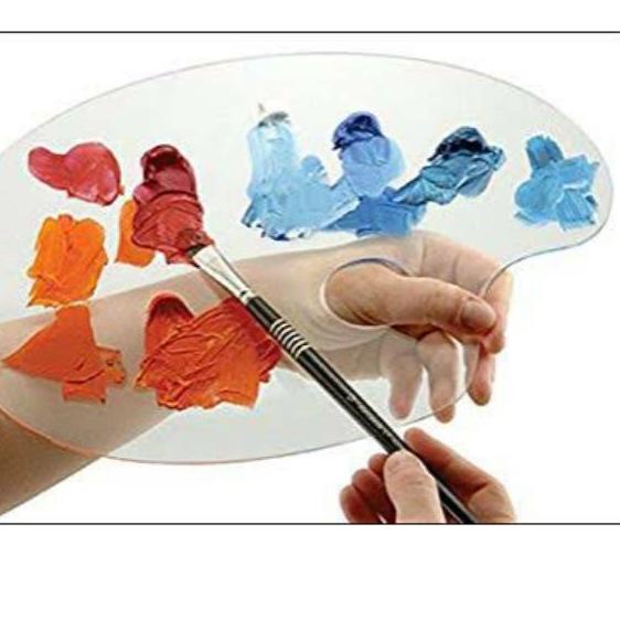 

PROMO HARI INI Palette lukis bahan acrylic / akrilik oval 20x30cm tebal 3mm buruan