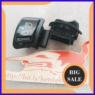Switch Tombol Saklar Dim Pass Beam Scoopy Vario 110 125 150 LED Old Passing Lampu Motor NON ORI 2 Pi