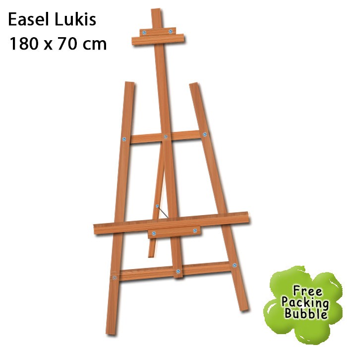 

Terlaris Easel Lukis Stand Photo Besar Ukuran 180X70 Cm