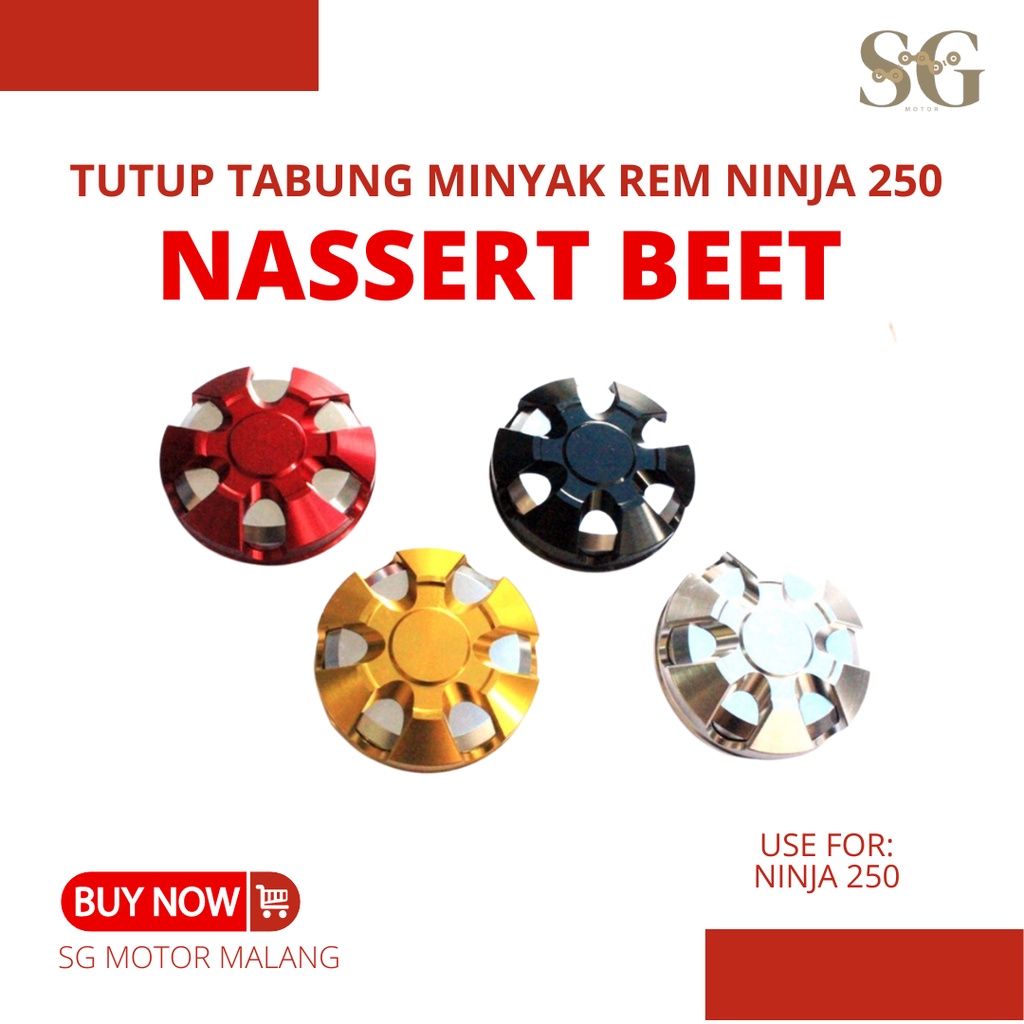 Tutup Tabung Minyak Rem Ninja 250 Nassert Beet
