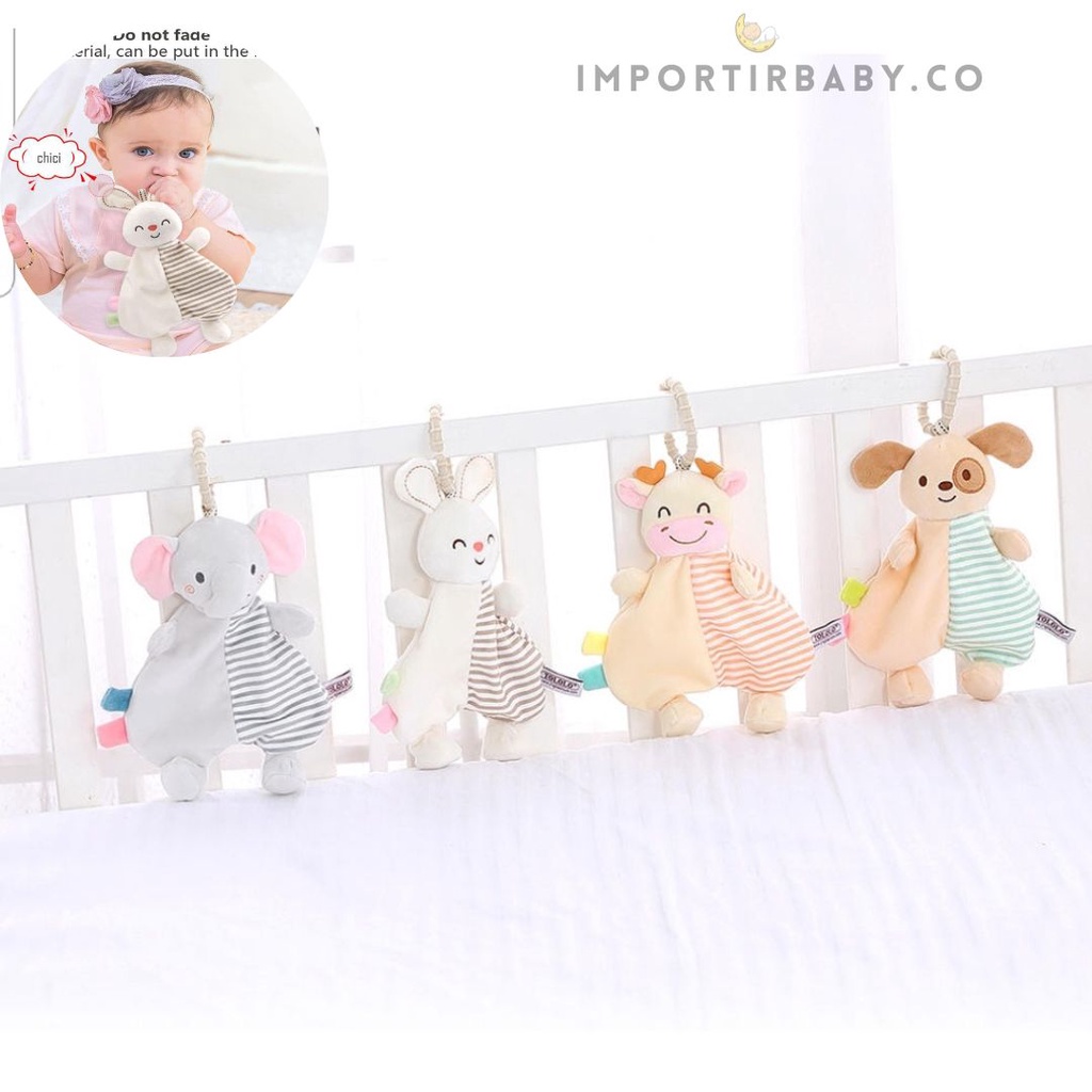 Mainan boneka gantung stroller / Boneka kain bayi / Mainan motorik bayi