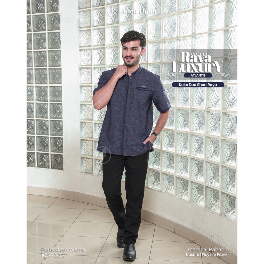 Sarimbit Raya Luxury KOKO Dewasa Lengan pendek by Alwa Hijab