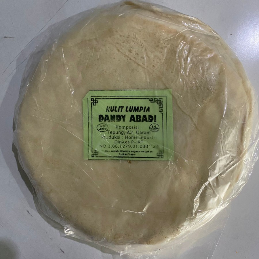 Kulit Lumpia isi 50 pcs, Produk Dandy Abadi / Mekar Jaya