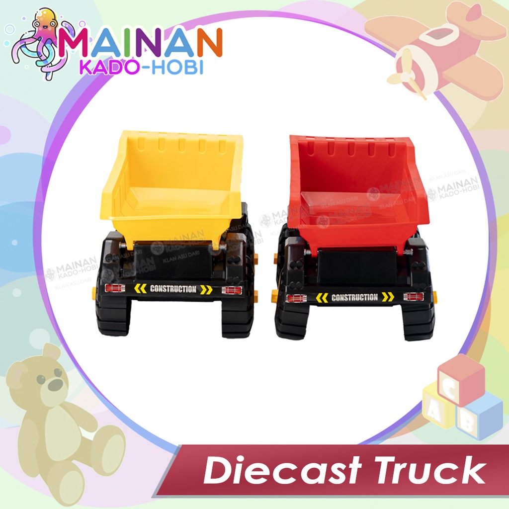 HADIAH KOLEKSI MAINAN ANAK LAKI MINIATUR DIECAST DUMP TRUCK