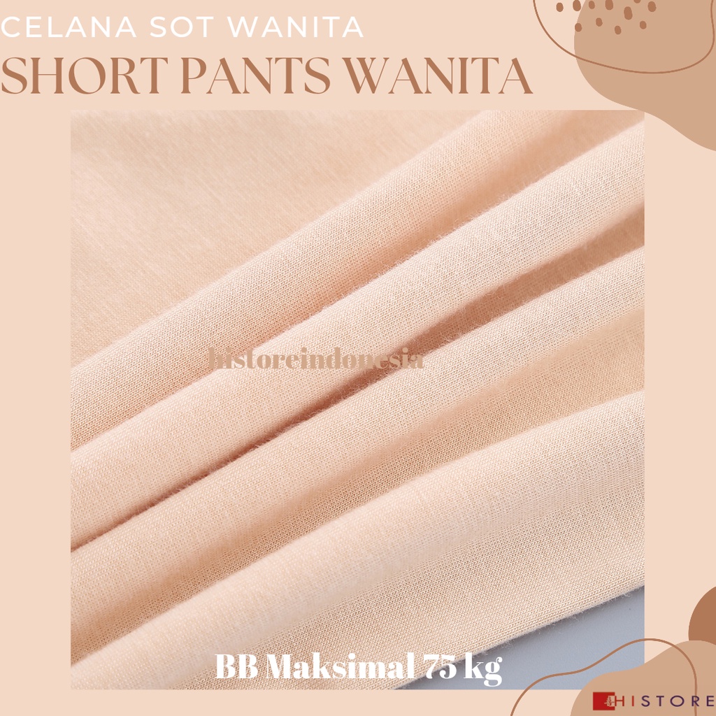 [HI] Short Pants Wanita Seamless Fit 251 Celana Pendek Ketat CD BB Maksimal 75 kg