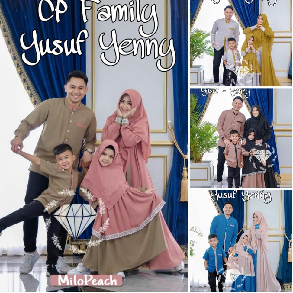 CHEKOUT COUPLE KELUARGA - BAJU COUPLE KELUARGA ANAK 2 - CP FAMILY SYARI YENNY KOKO YUSUF