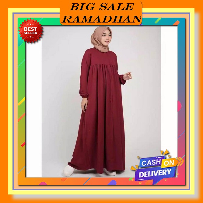 Gamis Tebaru,Gamis Crinkle Airflow,Gamis Aluna Gown By Nabtik,Gamis Viral ,Gamis Kekinian,Gamis Leba